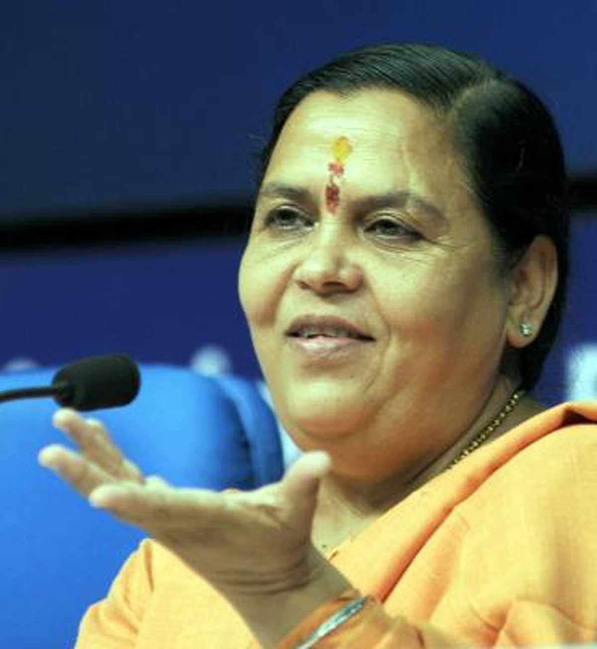 जन आशीर्वाद यात्रा में न बुलाए जाने पर उमा भारती आहत